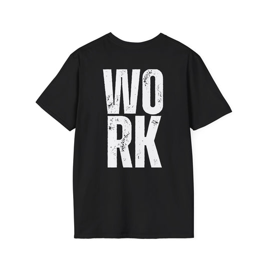 T-Shirt: Vintage 'work' - Emporium logo
